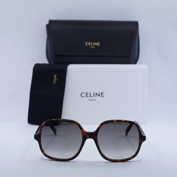 Final Price! Celine CL40244U 52F Brown Sunglasses - Picture 2 of 10